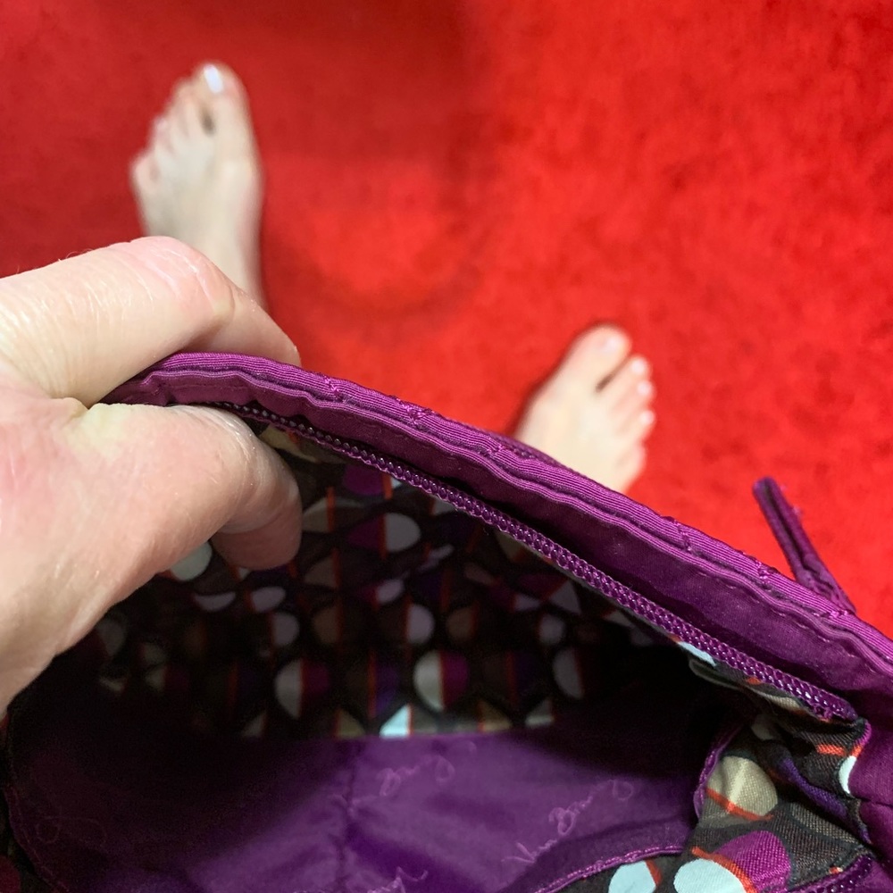 Vera Bradley purple mini bag - Picture 7 of 11
